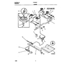 Frigidaire FGF333SADE burner diagram