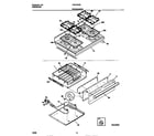Frigidaire FGF376CETC top/drawer diagram