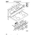 Universal/Multiflex (Frigidaire) MEF300PBWD backguard diagram