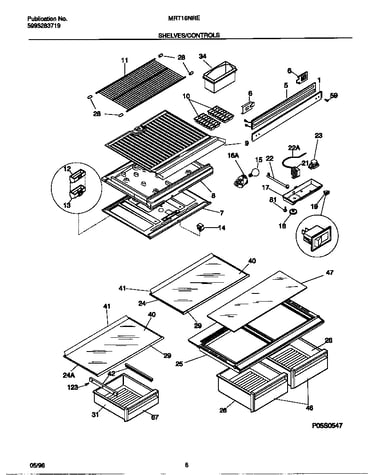 Shelves/controls