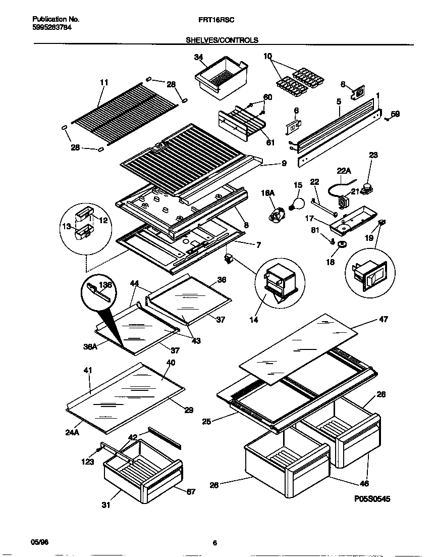 Shelves/controls