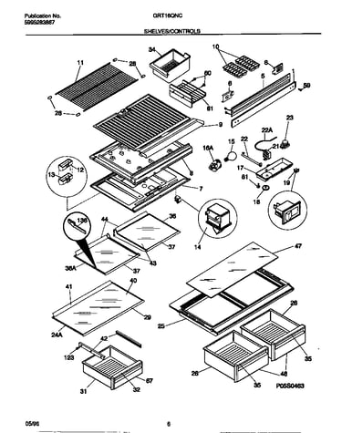Shelves/controls