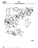Upper cabinet/drum/heater