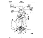 Frigidaire FLXG52RBT2 lower cabinet/top diagram