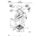 Frigidaire FLSG72GCS3 lower cabinet/top diagram