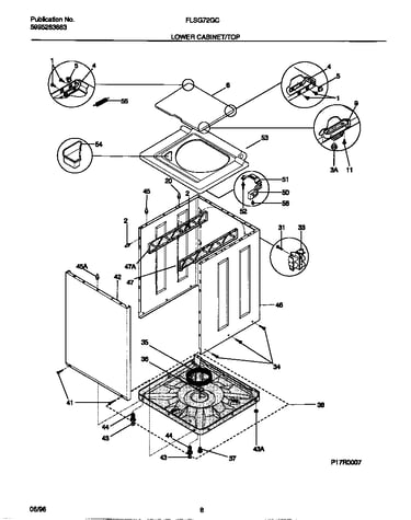 Lower cabinet/top