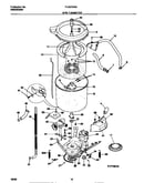 Spin tub/motor