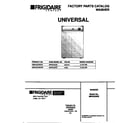 Universal/Multiflex (Frigidaire) MWX223RED0 cover diagram