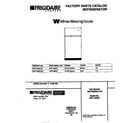 White-Westinghouse WRT18NRCD1 cover diagram