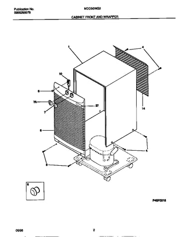 Cabinet front and wrapper