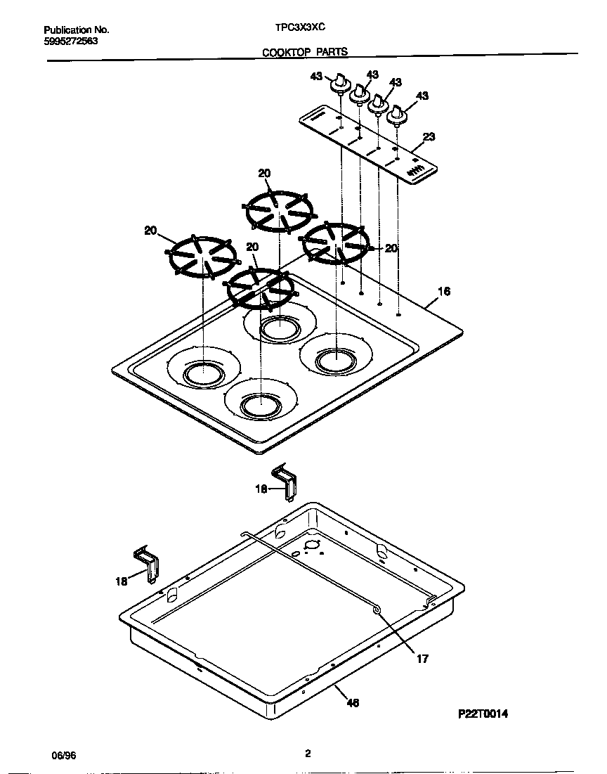Cooktop parts