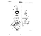 Universal/Multiflex (Frigidaire) MDR251RER0 motor & pump diagram