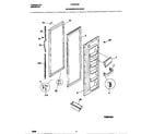 Frigidaire FRS20PRCW1 refrigerator door diagram