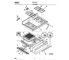 Universal/Multiflex (Frigidaire) MGF345CESA top/drawer diagram