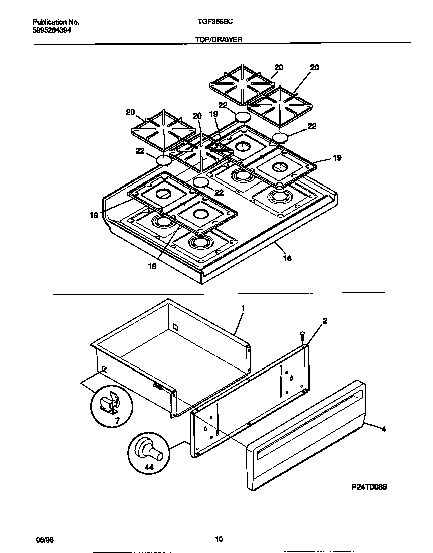 Top/drawer