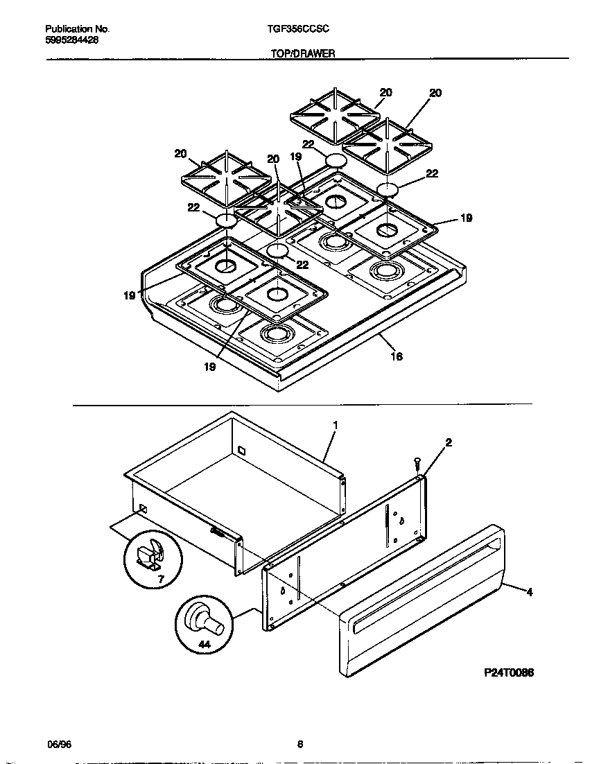 Top/drawer