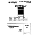 Tappan TGF357CCSC cover diagram