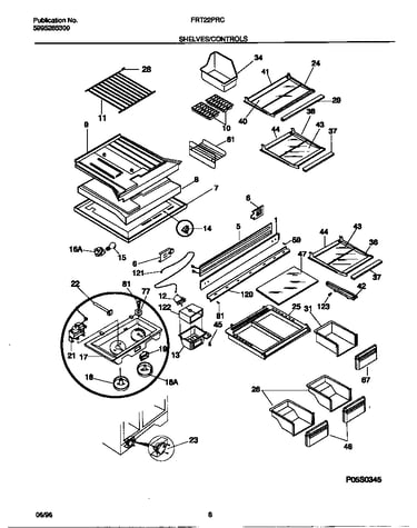 Shelves/controls
