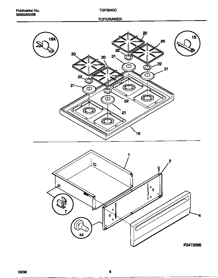 Top/drawer