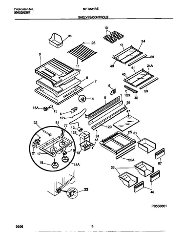 Shelves/controls