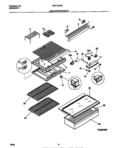 Shelves/controls