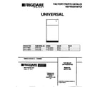 Universal/Multiflex (Frigidaire) MRT21TNBD4 cover diagram