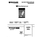 White-Westinghouse WDP632GER0 cover diagram