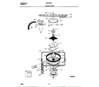 White-Westinghouse WDP632GER0 motor & pump diagram