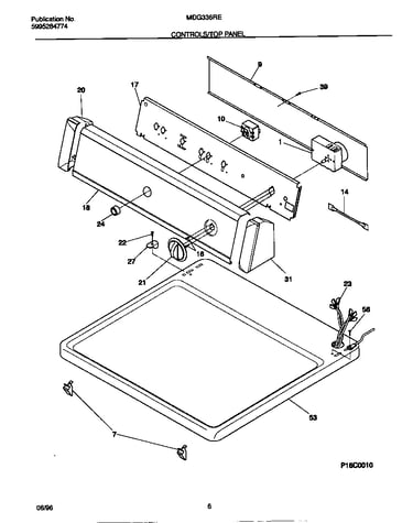 Controls/top panel