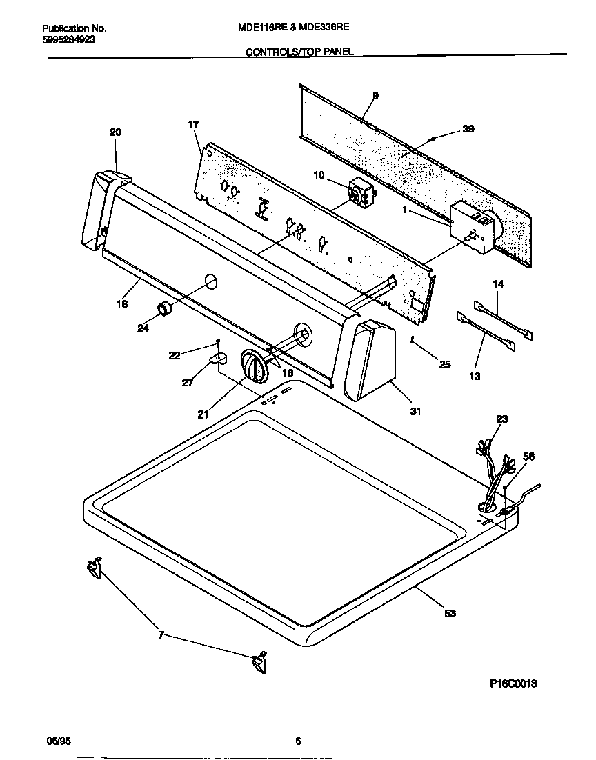 Controls/top panel