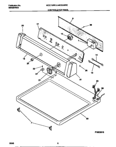 Controls/top panel