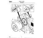 Tappan TDE336REW0 cabinet/drum diagram