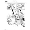 Tappan TDE336REW0 cabinet/drum diagram