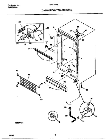 Cabinet/controls/shelves