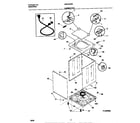 Universal/Multiflex (Frigidaire) MWX433REW0 cabinet/top diagram