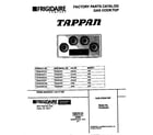 Tappan TGC6X4XCWA cover diagram