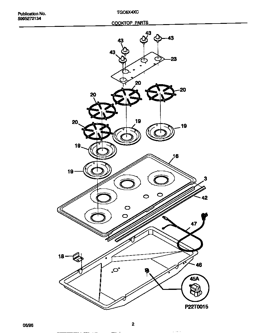 COOKTOP PARTS