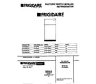 Frigidaire FRT22NRCW1 cover diagram