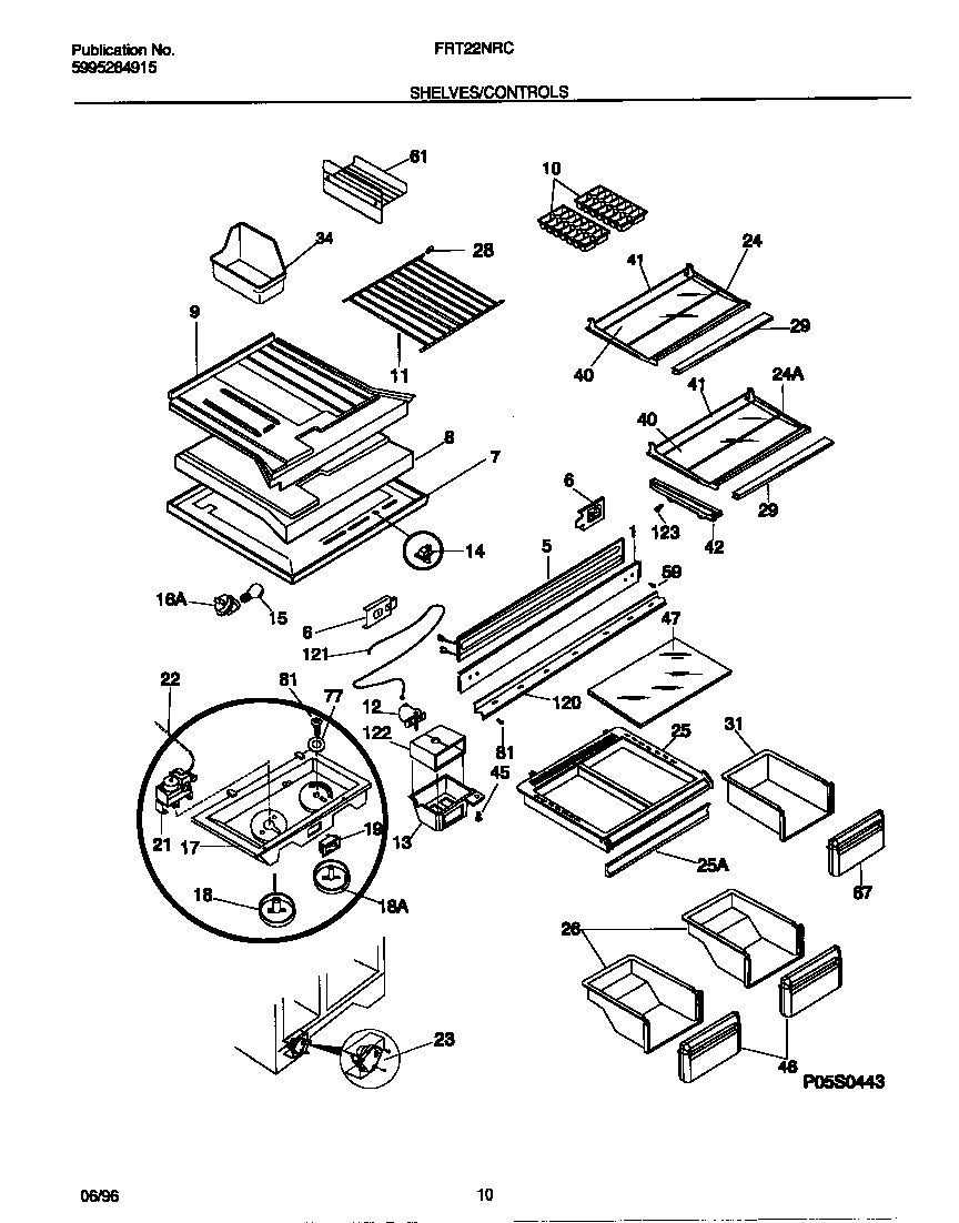 SHELVES/CONTROLS