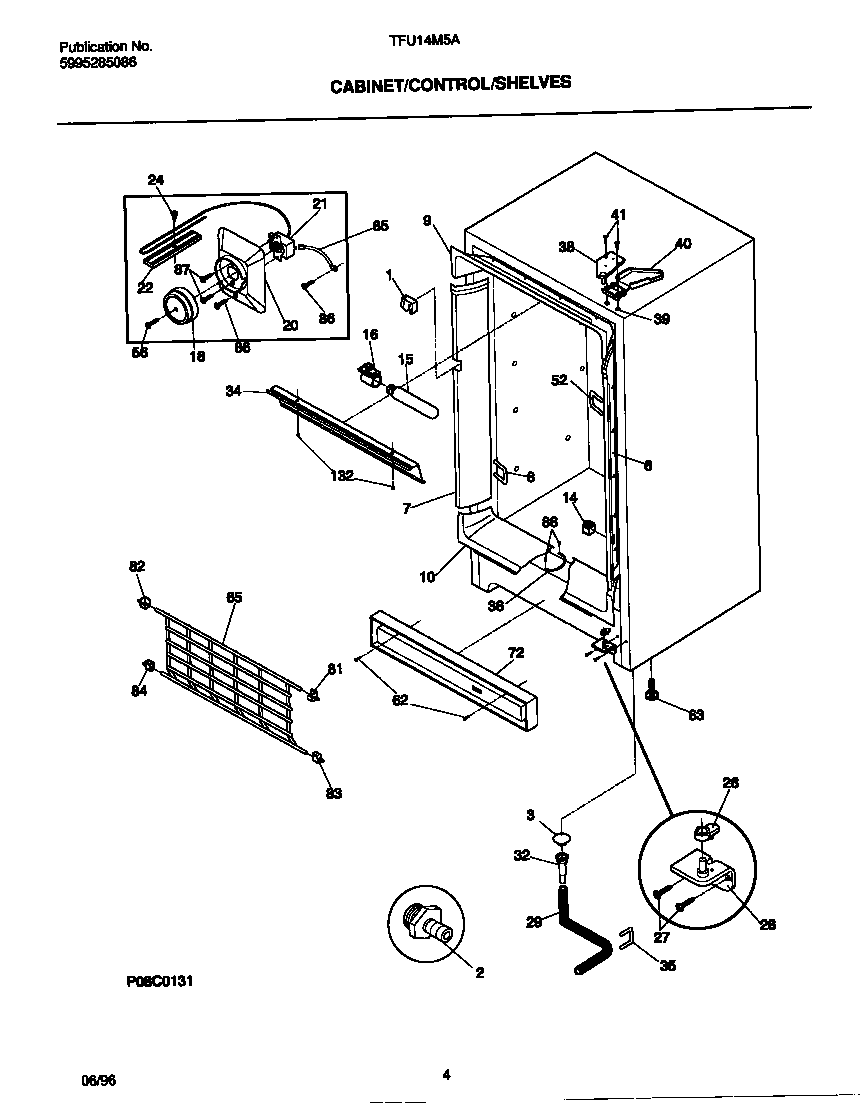 Cabinet/control/shelves