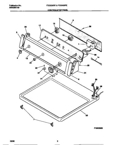 Controls/top panel