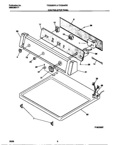 Controls/top panel