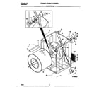 Frigidaire FDG546LES0 cabinet/drum diagram