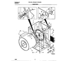 Frigidaire FDE546NES0 cabinet/drum diagram