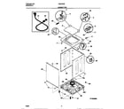 Frigidaire F22C233ES0 cabinet/top diagram