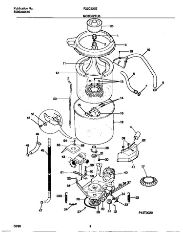 Motor/tub
