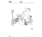 Universal/Multiflex (Frigidaire) MDE436REW0 motor diagram