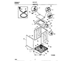 Universal/Multiflex (Frigidaire) MWX121REW0 cabinet/top diagram