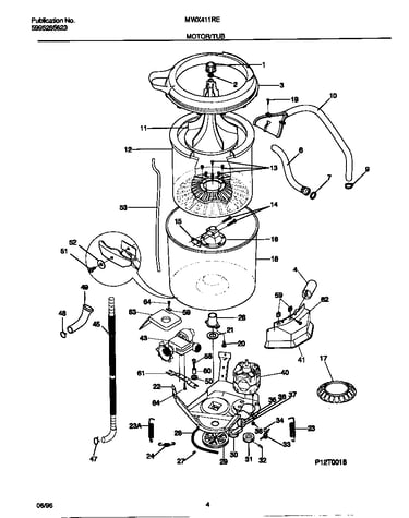 Motor/tub