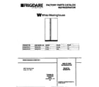 White-Westinghouse WRS20PRCD1 cover diagram